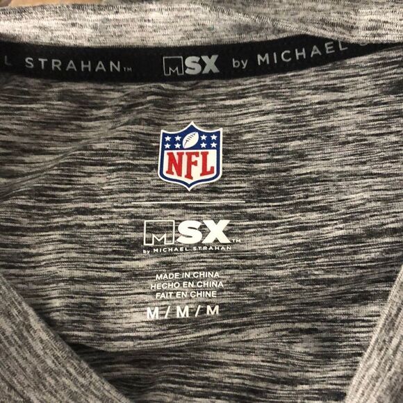 NFL MSX by Michael Strahan Heathered Gray Packers Performance Long Sleeve Medium - Picture 4 of 7